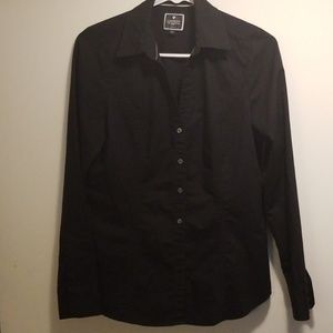 Black button up shirt